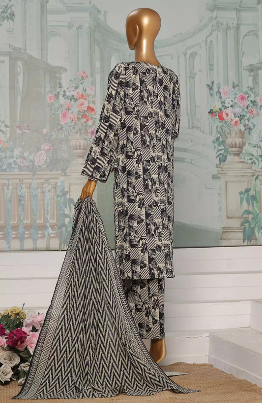 HZ Platinum Co Ords Autumn 3 Pcs Printed Collection - PCC-226 A