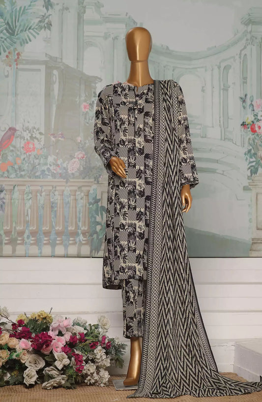 HZ Platinum Co Ords Autumn 3 Pcs Printed Collection - PCC-226 A