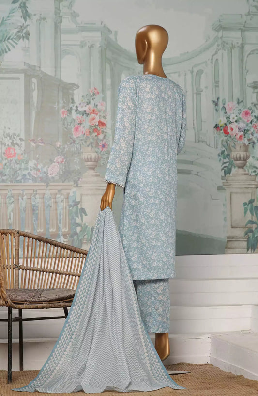 HZ Platinum Co Ords Autumn 3 Pcs Printed Collection - PCC-229 A