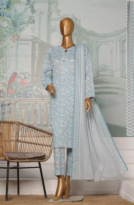 HZ Platinum Co Ords Autumn 3 Pcs Printed Collection - PCC-229 A