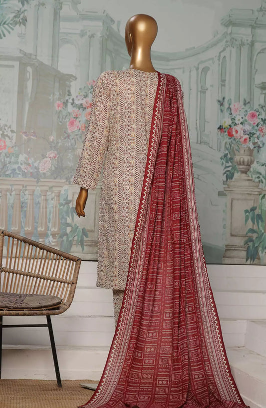 HZ Platinum Co Ords Autumn 3 Pcs Printed Collection - PCC-230 A