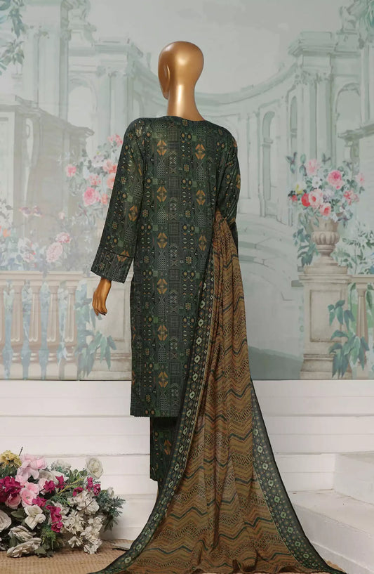 HZ Platinum Co Ords Autumn 3 Pcs Printed Collection - PCC-231 A