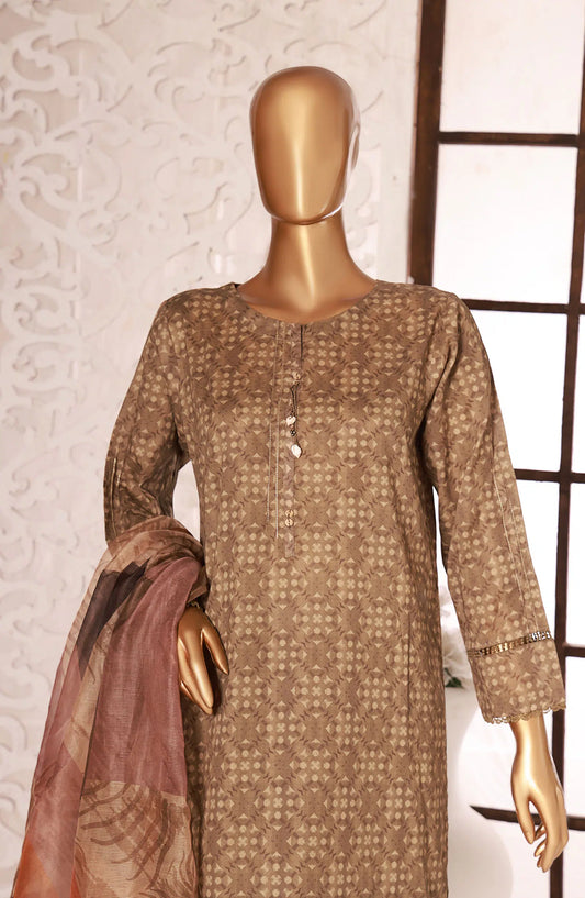 HZ Kaavish RTW Printed Co Ords Collection 2024 - PCD 405 Olive