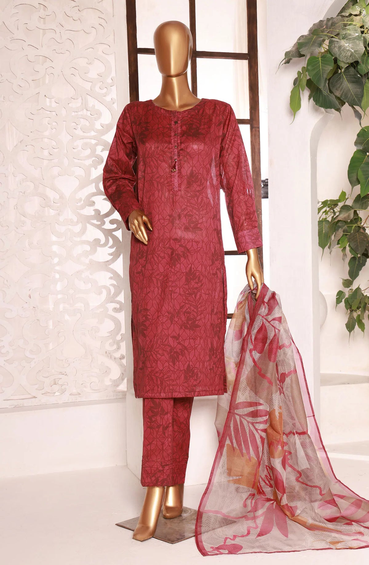 HZ Kaavish RTW Printed Co Ords Collection 2024 - PCD 406 Magenta