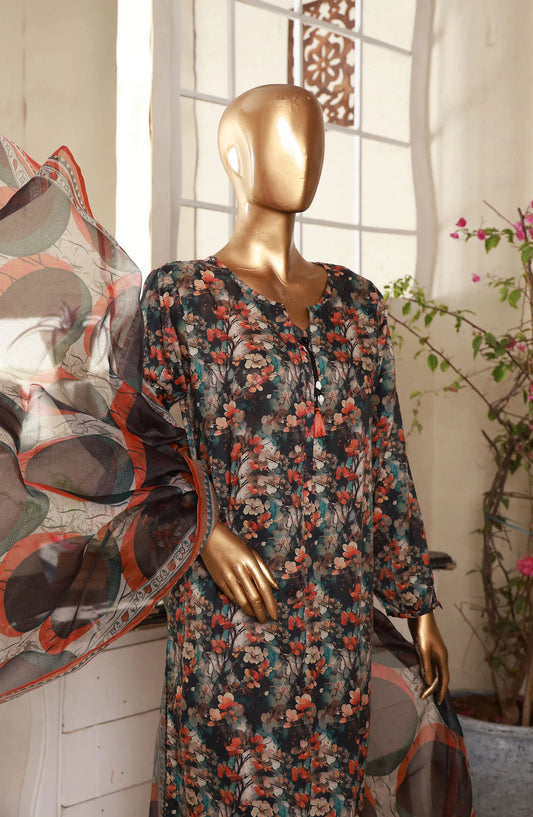 HZ Kaavish RTW Printed Co Ords Collection 2024 - PCD 408 Dark Multi