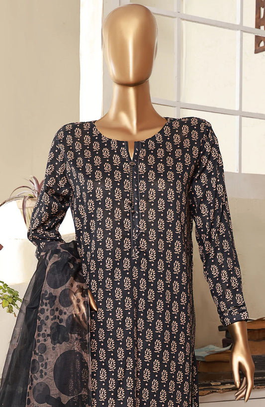 HZ Kaavish RTW Printed Co Ords Collection 2024 - PCD 409 Black