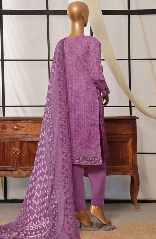 HZ RTW Printkari Embroidered Dupatta Collection - PCL-406 PINK