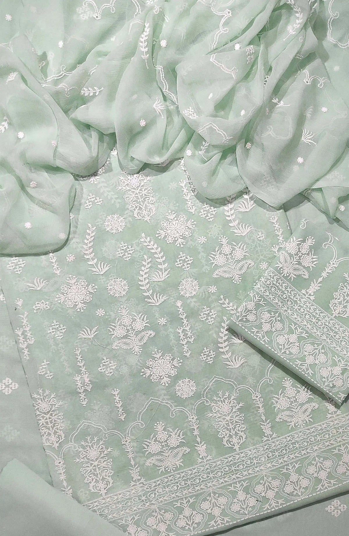 Premium Chic N Kari Embroidered Swiss Voile Collection - PCNKE 01