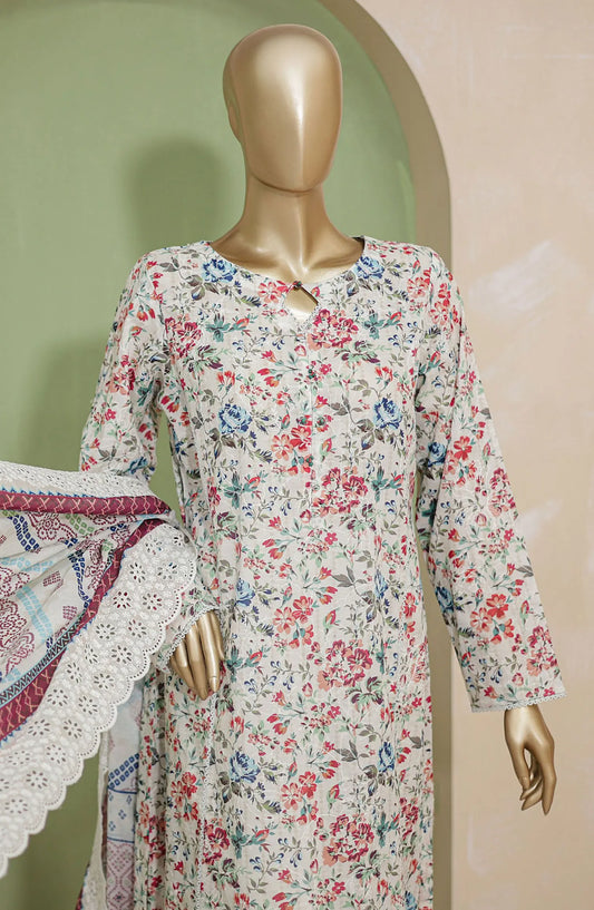 HZ Dhagakari Printed Embroidered Lawn Collection - PDE 734