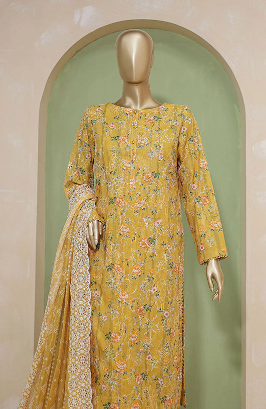 HZ Dhagakari Printed Embroidered Lawn Collection - PDE 735