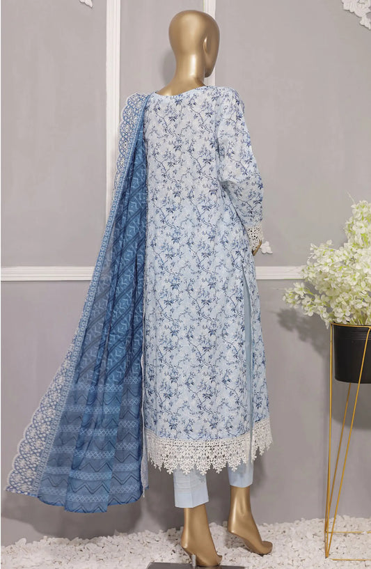 HZ Dhagakari Printed Embroidered Lawn Collection - PDE 739