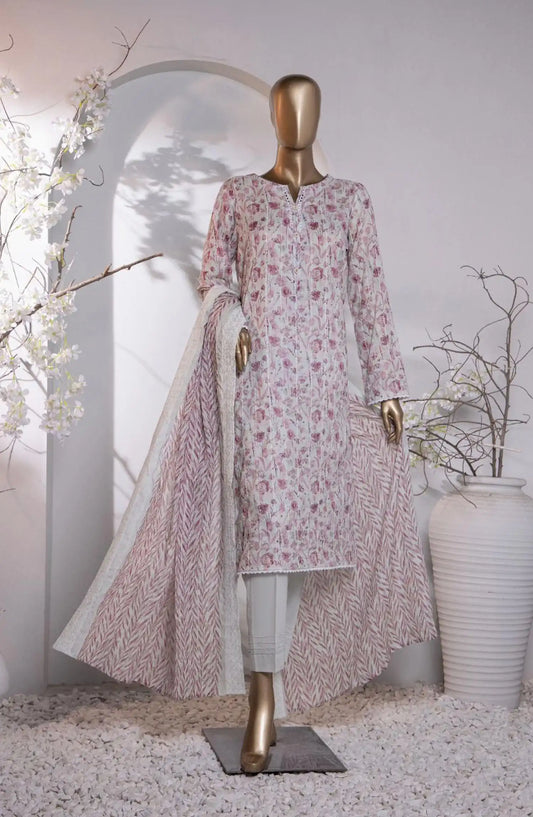 HZ Dhagakari Embroidered Lawn Collection - PDE-763