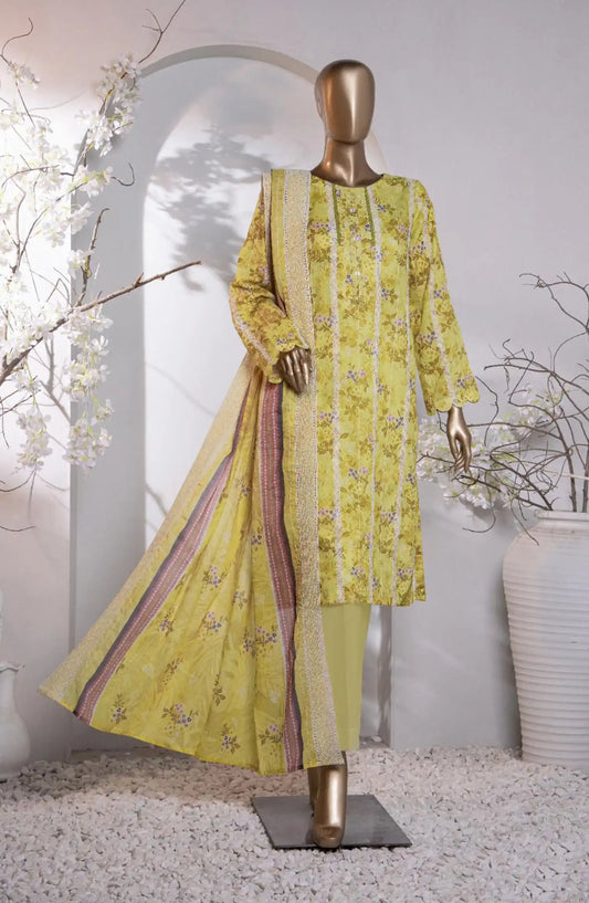 HZ Dhagakari Embroidered Lawn Collection - PDE-791