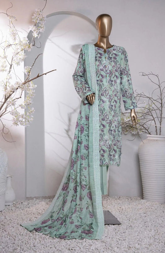 HZ Dhagakari Embroidered Lawn Collection - PDE-793
