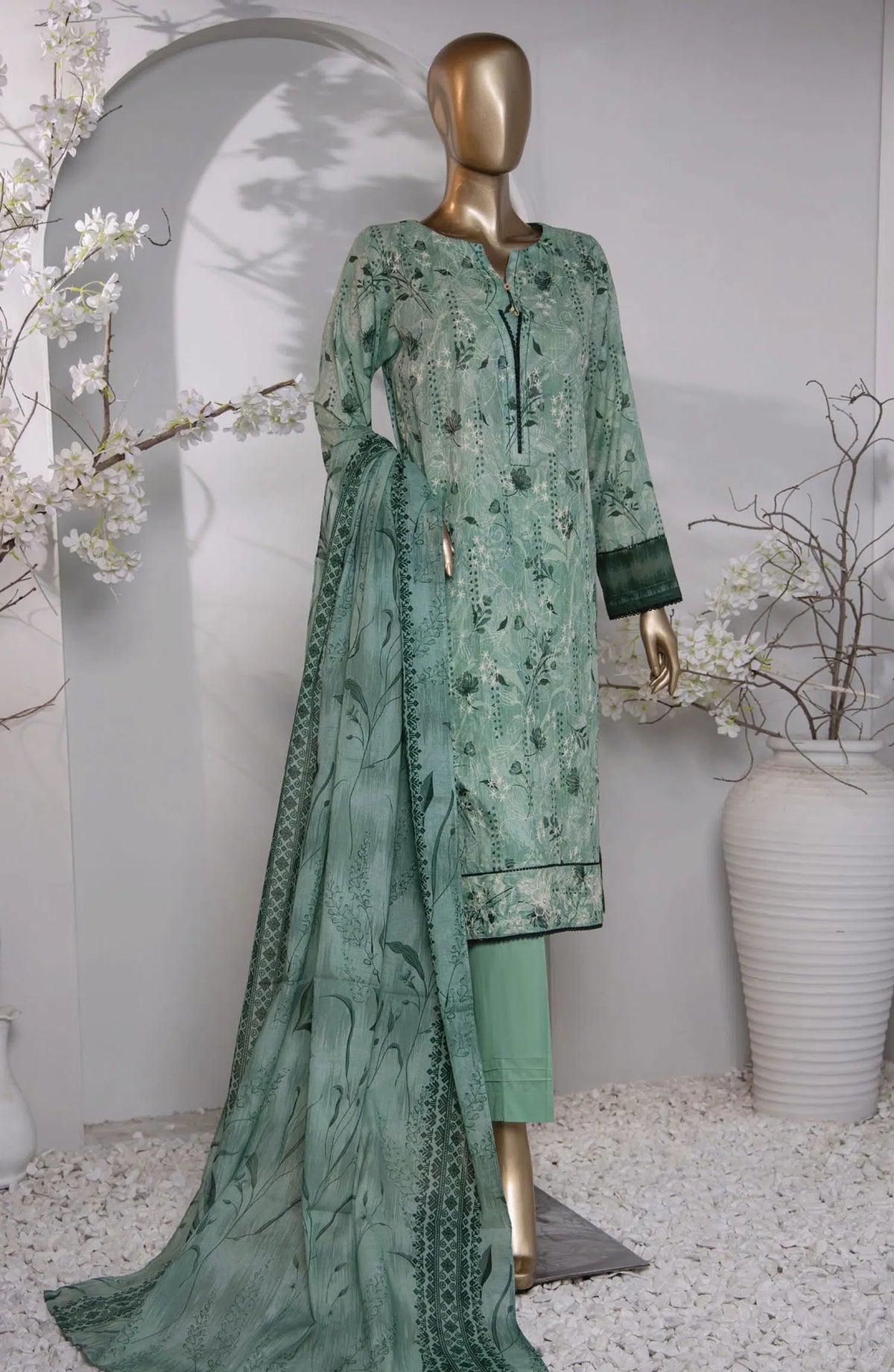 HZ Dhagakari Embroidered Collection 2024 - PDE-804