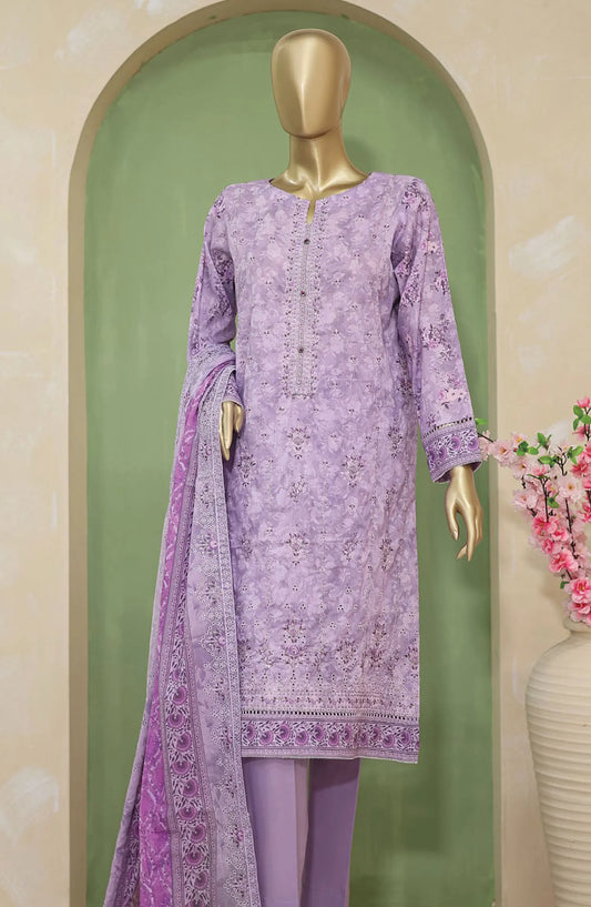 HZ Premium Emb Lawn Shirt with Emb Lawn Dupatta Collection - PEC-703