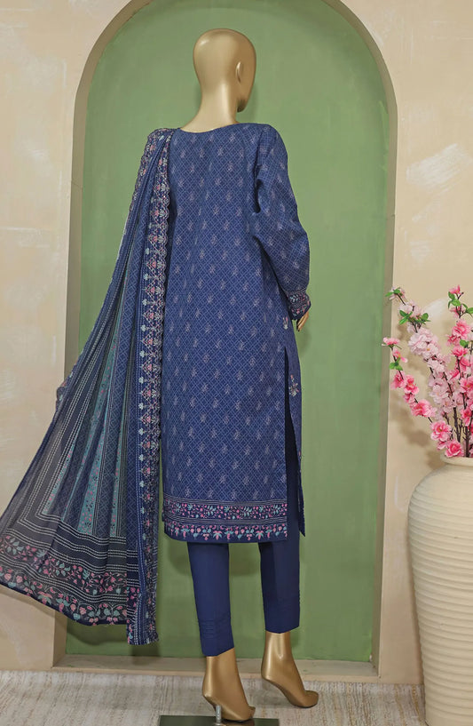 HZ Premium Emb Lawn Shirt with Emb Lawn Dupatta Collection - PEC-707