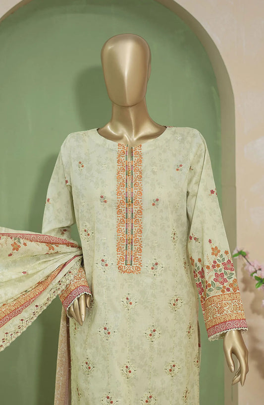 HZ Premium Emb Lawn Shirt with Emb Lawn Dupatta Collection - PEC-710
