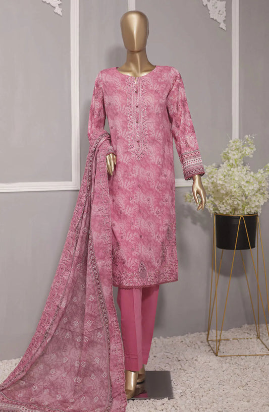 HZ Premium Lawn Embroidered with Lawn Dupatta Collection VOl 02 - PEC 713