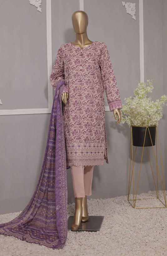 HZ Premium Lawn Embroidered with Lawn Dupatta Collection VOl 02 - PEC 714