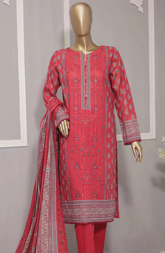 HZ Premium Lawn Embroidered with Lawn Dupatta Collection VOl 02 - PEC 715