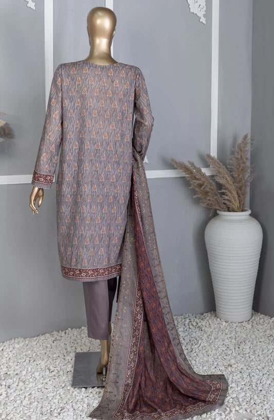 Premium Lawn Embroidered Shirt With Embroidered Cutwork Lawn Dupatta Vol-04 - PEC-750