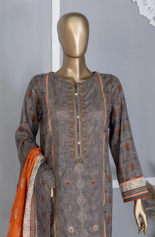 Premium Lawn Embroidered Shirt With Embroidered Cutwork Lawn Dupatta Vol-04 - PEC-752