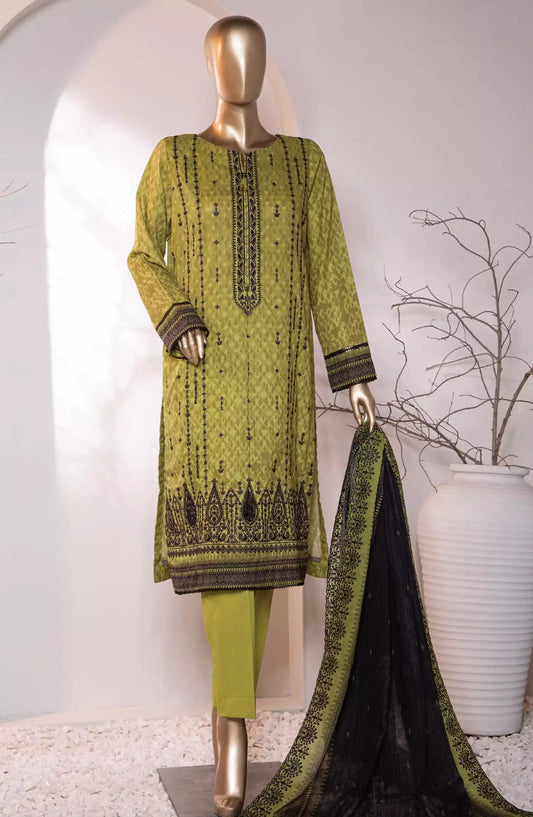 HZ Premium Embroidered Cotton Lawn Collection 2024 - PEC-759