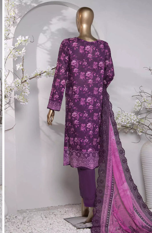 HZ Premium Embroidered Cotton Lawn Collection 2024 - PEC-760
