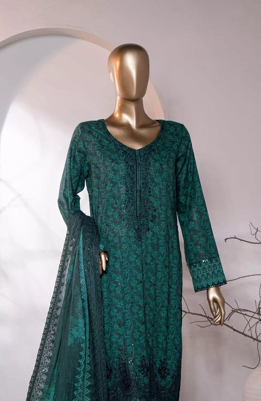 HZ Premium Embroidered Cotton Lawn Collection 2024 - PEC-762