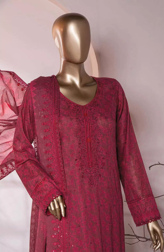 HZ Premium Embroidered Cotton Lawn Collection 2024 - PEC-764
