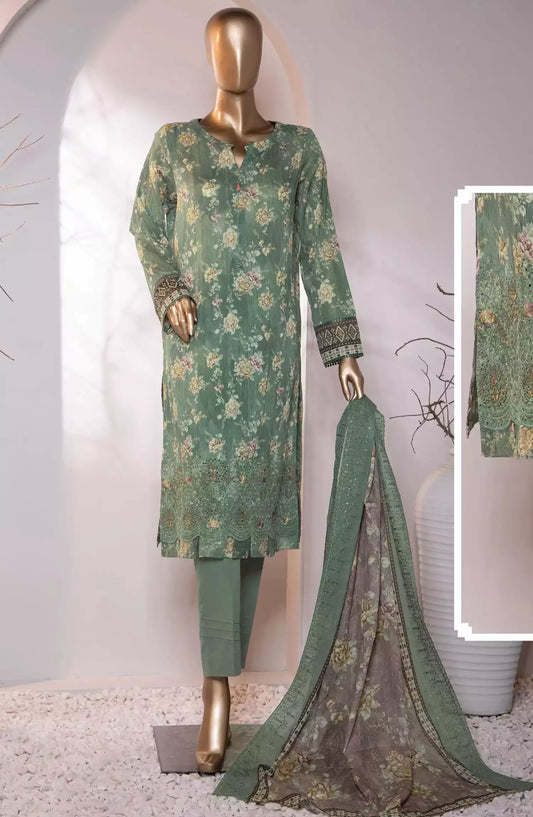 HZ Premium Embroidered Cotton Lawn Collection 2024 - PEC-773