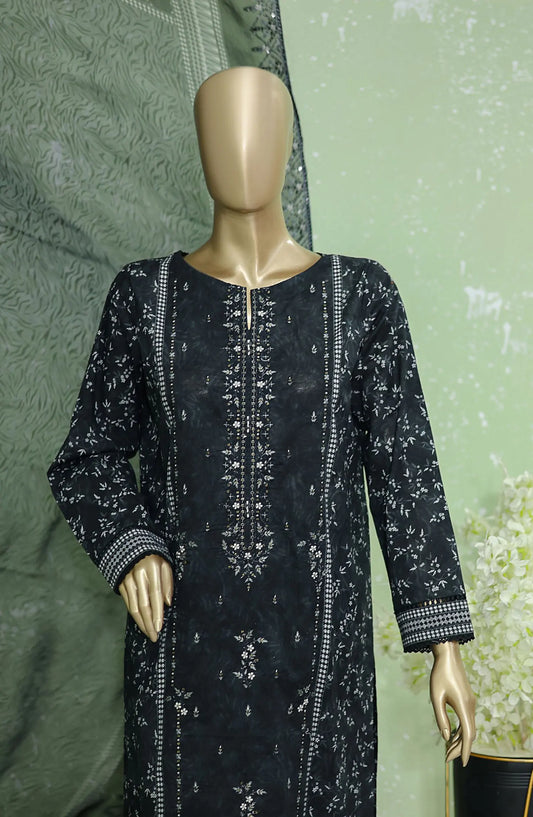 HZ Premium Emb Lawn Shirt with Emb Bamber Chiffon Dupatta Collection - PEC-906