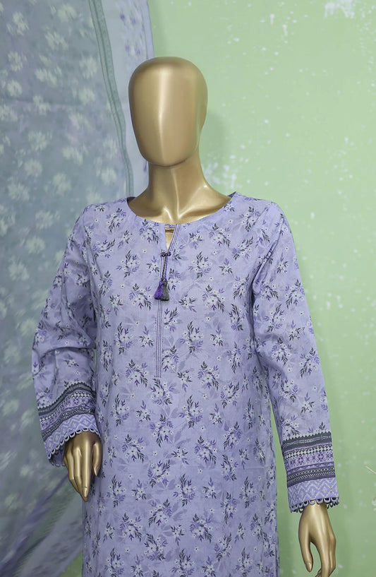 HZ Premium Emb Lawn Shirt with Emb Bamber Chiffon Dupatta Collection - PEC-907