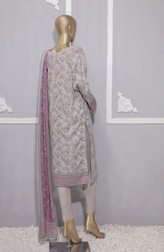 HZ Premium Lawn Embroidered with Emb Bamber Dupatta Collection VOl 02 - PEC 911
