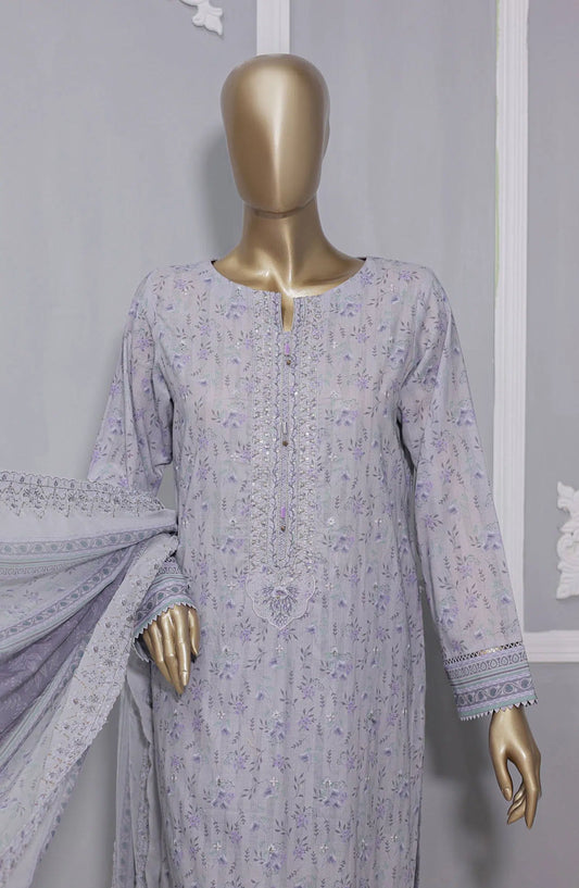 HZ Premium Lawn Embroidered with Emb Bamber Dupatta Collection VOl 02 - PEC 914