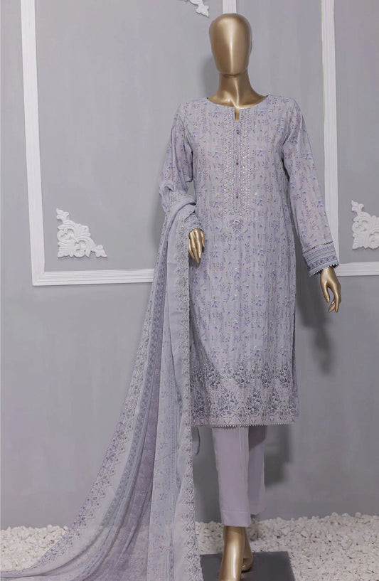 HZ Premium Lawn Embroidered with Emb Bamber Dupatta Collection VOl 02 - PEC 914