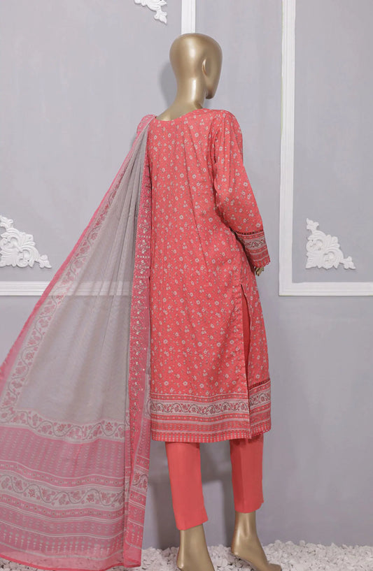 HZ Premium Lawn Embroidered with Emb Bamber Dupatta Collection VOl 02 - PEC 916