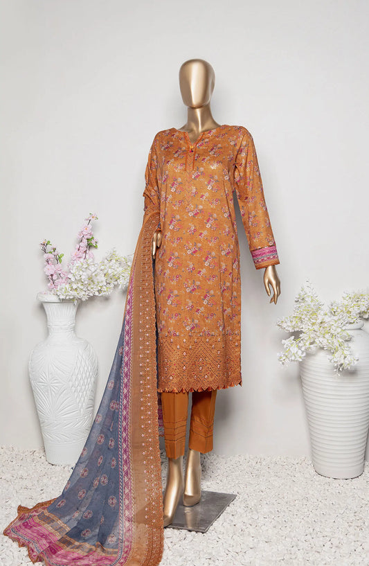HZ Premium Embroidered Lawn Collection Vol 03 - PEC 923