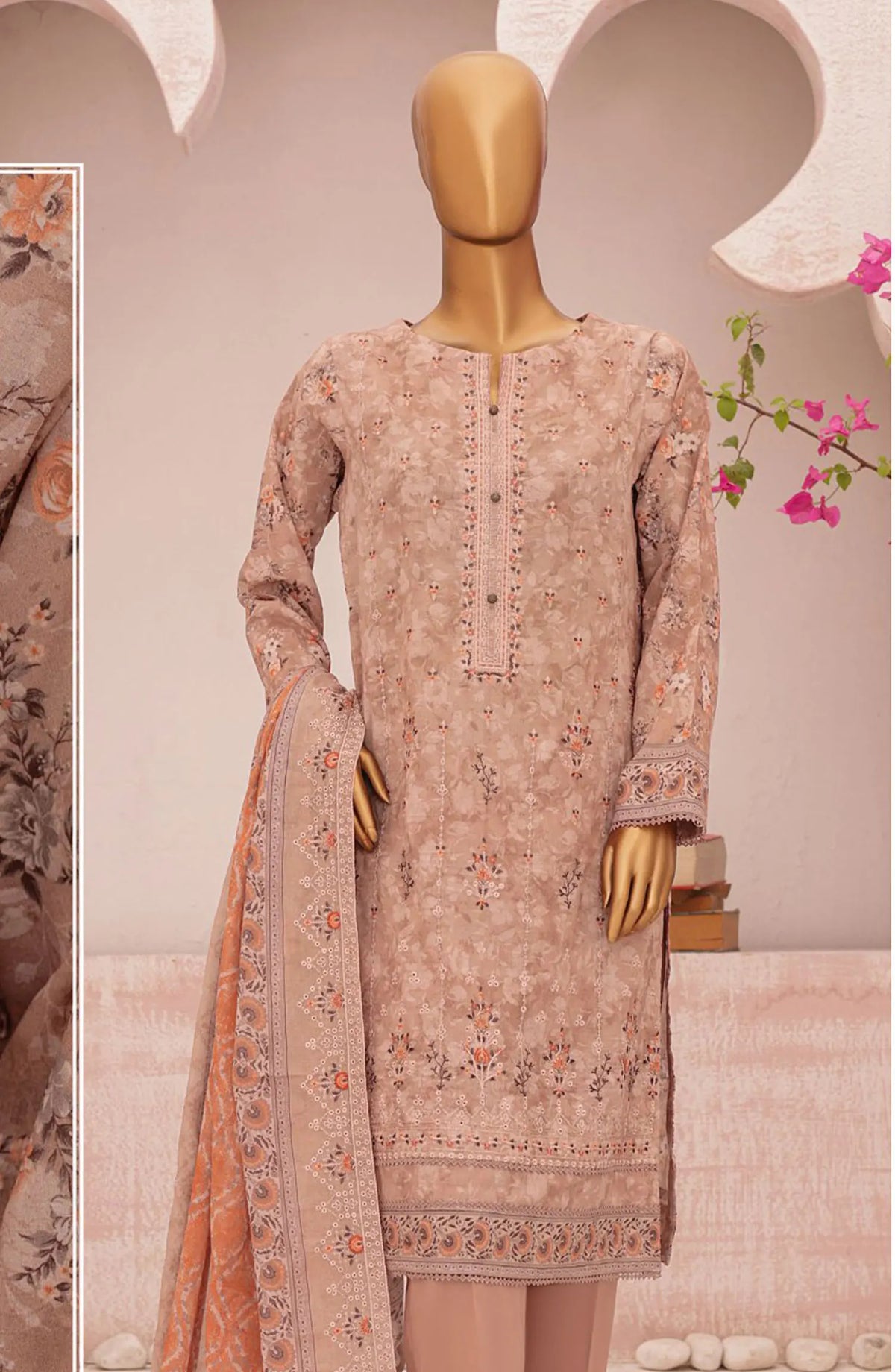 HZ Premium Lawn Embroidered Collection Vol 03 - HZPEC-718