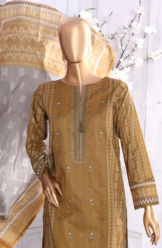 HZ Aashkaar RTW Printed Embroidered Lawn Collection Vol 01 - PEL-401 B DHANI
