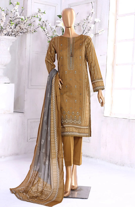 HZ Aashkaar RTW Printed Embroidered Lawn Collection Vol 01 - PEL-401 B DHANI