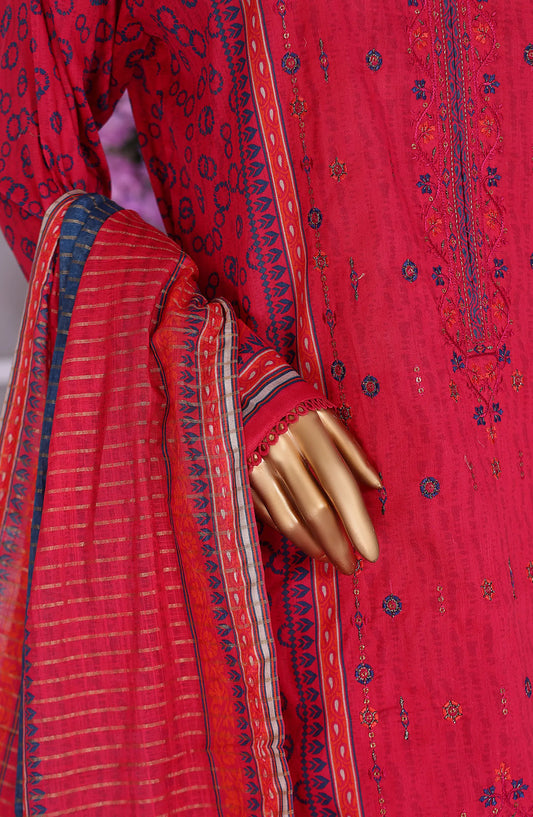 HZ Aashkaar RTW Printed Embroidered Lawn Collection Vol 01 - PEL-405 B PINK