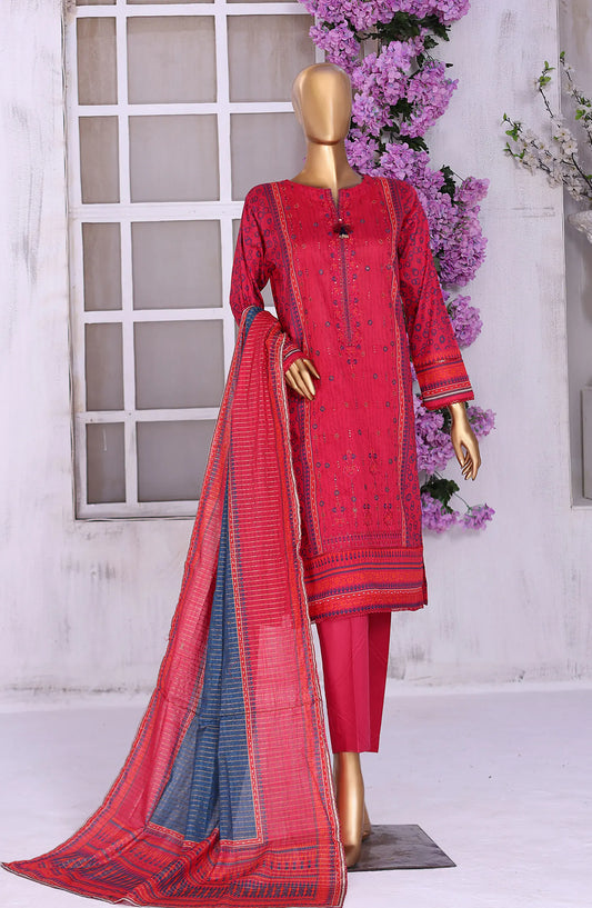 HZ Aashkaar RTW Printed Embroidered Lawn Collection Vol 01 - PEL-405 B PINK