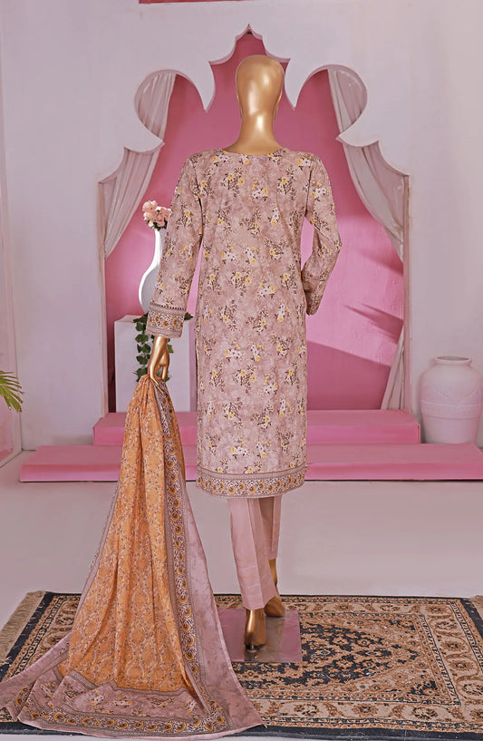 HZ RTW AASHKAAR Embroidered Lawn Collection Vol 03 - PEL 419  Beige