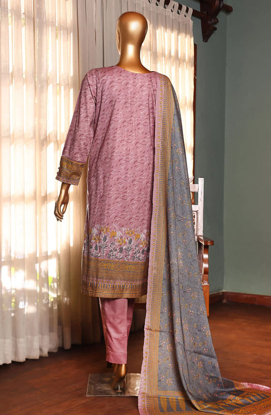 HZ RTW AASHKAAR Embroidered Lawn Collection Vol 2 - PEL 414 DUSTY DOVE