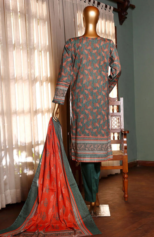 HZ RTW AASHKAAR Embroidered Lawn Collection Vol 2 - PEL 415 GREEN