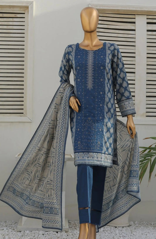 HZ Platinum Guldozi Embroidered Collection - PGE 153