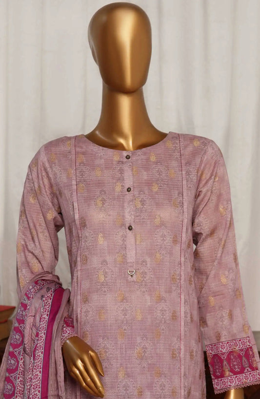 HZ Damask Jacquard Digital Printed RTW Collection - PJL 704 DOVE