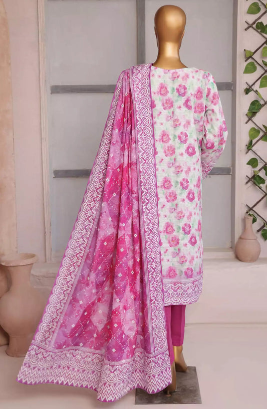 HZ Elite Khaddar Chikankari Collection 2024 - PK-13